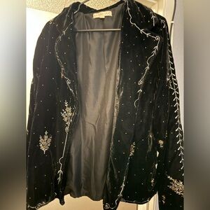 Lovestitch Black Velvet Jacket